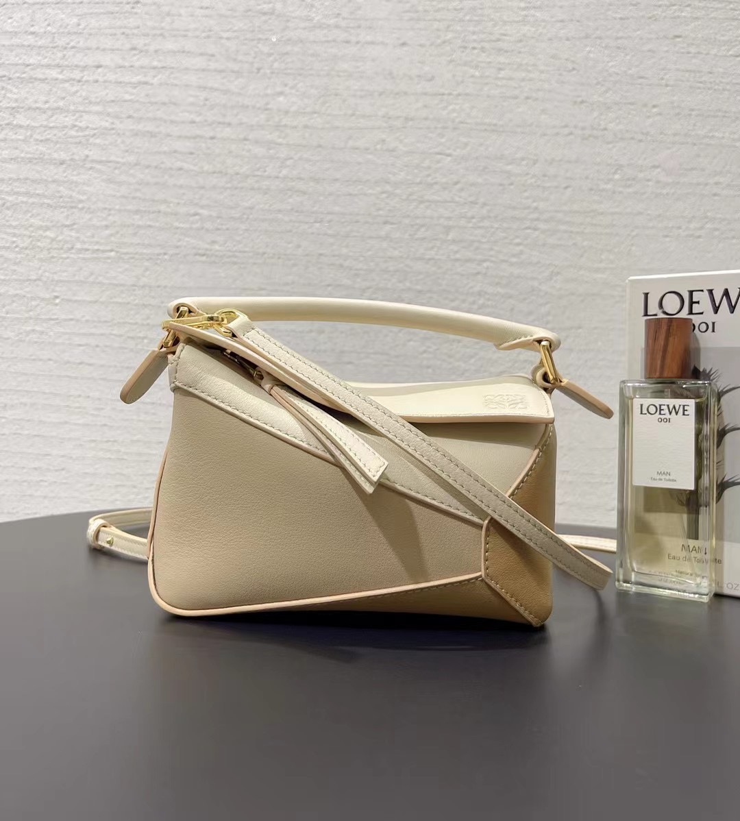 Loewe Mini Puzzle Bag in Classic Calfskin Multicolour